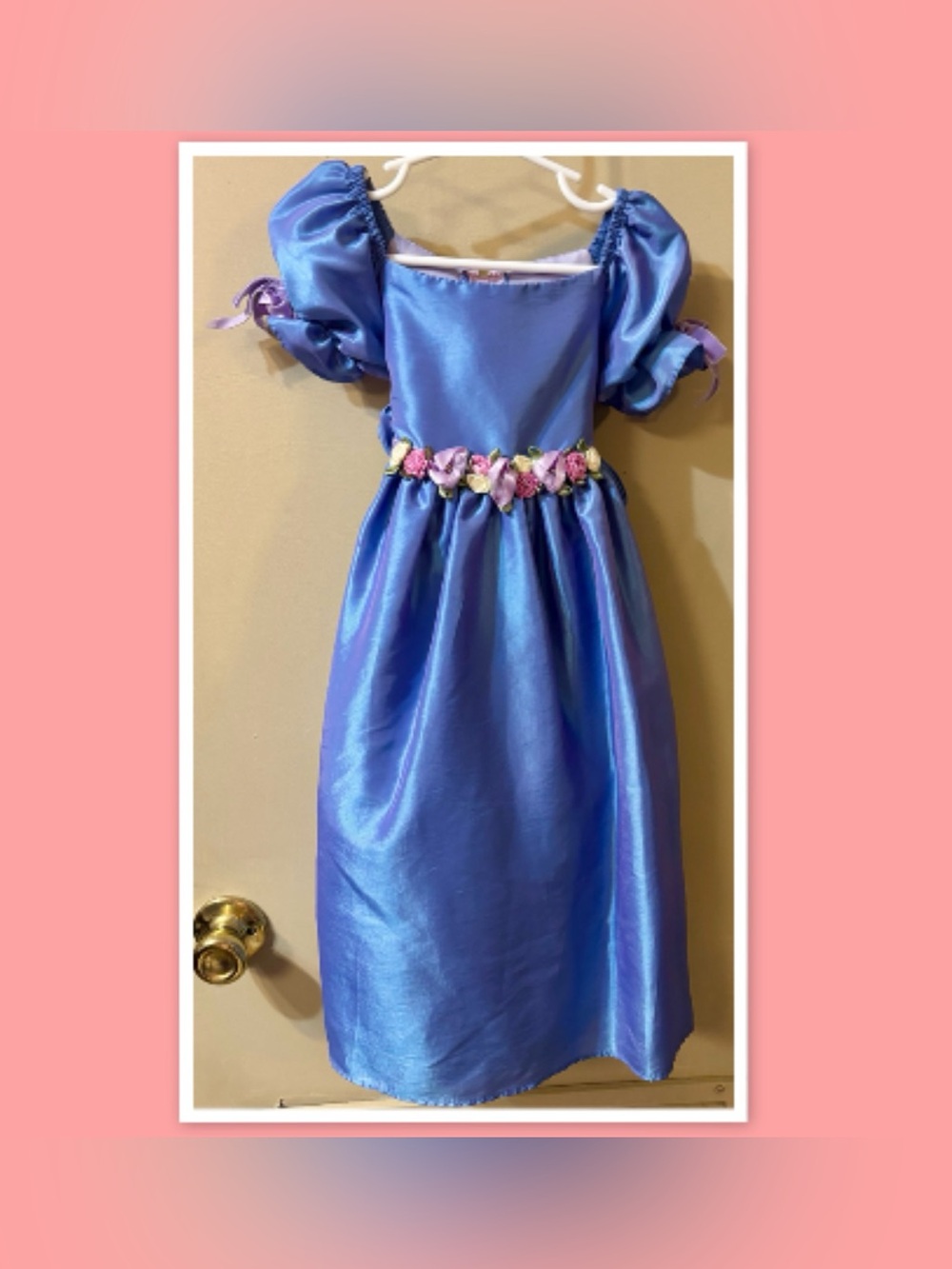 Crayon Kids Iridescent Periwinkle Purple Toddler Dress ~ Size 3T